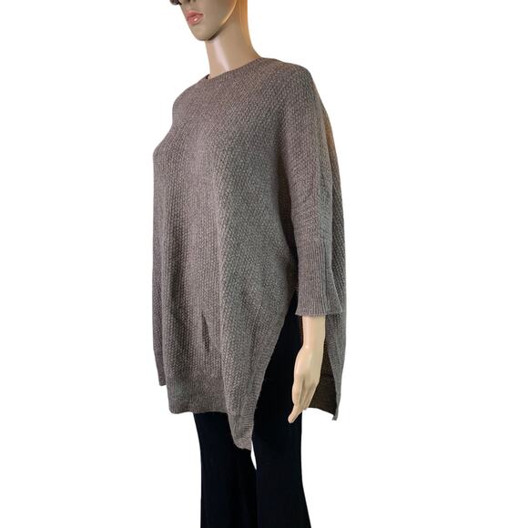Max Studio Women's Size Medium Tunic Sweater Wool & Yak Hair Oversized pullover - Picture 2 of 8